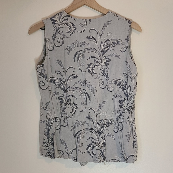 Vintage Catch Me Sage Matching Vest Short Srt - Picture 5 of 16